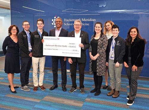 Hackensack Meridian Health Foundation Receives Grant from Bank of America